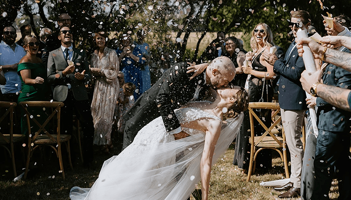 outdoor Wedding DJ Setup and Sound