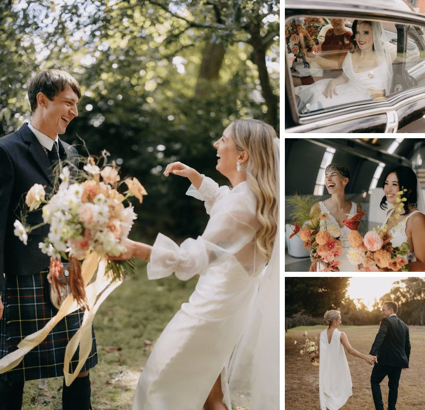 Kyra Boyer — wedding photographer capturing joyful couples across Melbourne