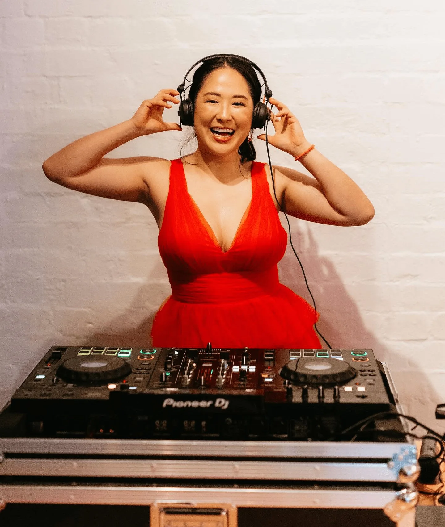 DJ Emily Gracie performing